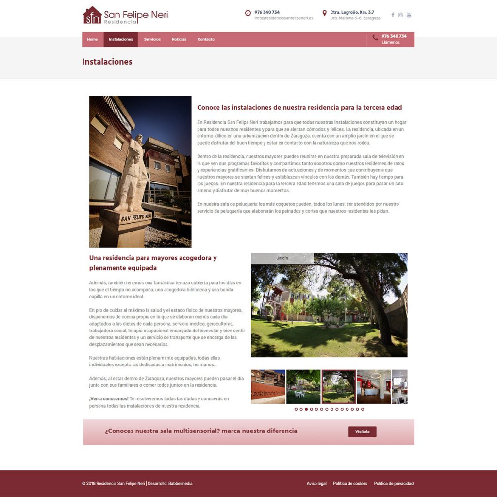 Residencia San Felipe Neri Gloria Borobio